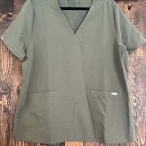 FIGS Scrub Top - XXL Moss Green
